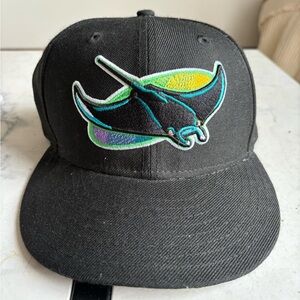 Tampa Bay Devil Rays fitted baseball hat sz 7 1/4
